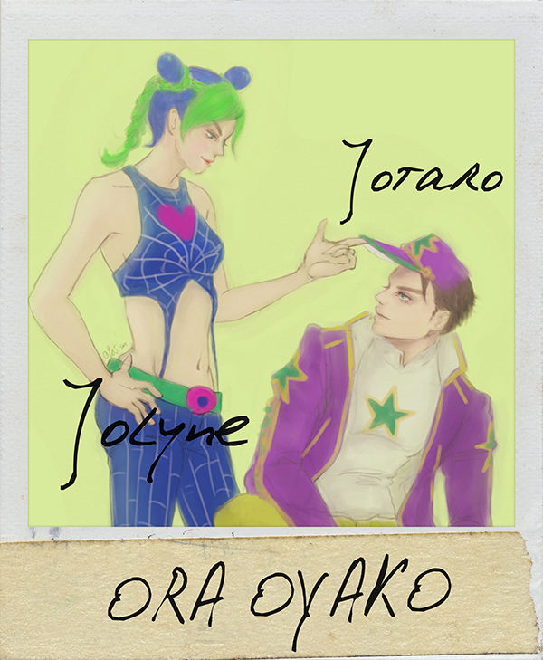 オラ親子 承太郎と徐倫 空と猫とjojo